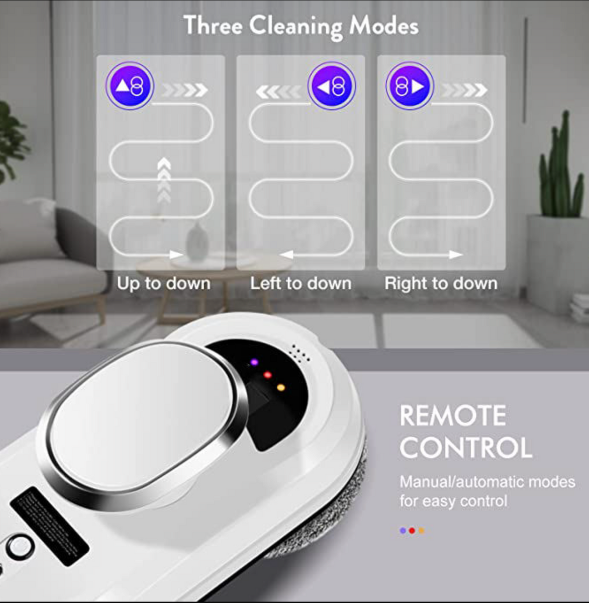 ClearGlide Window Cleaning Robot – Automated Glass Cleaning Assistant