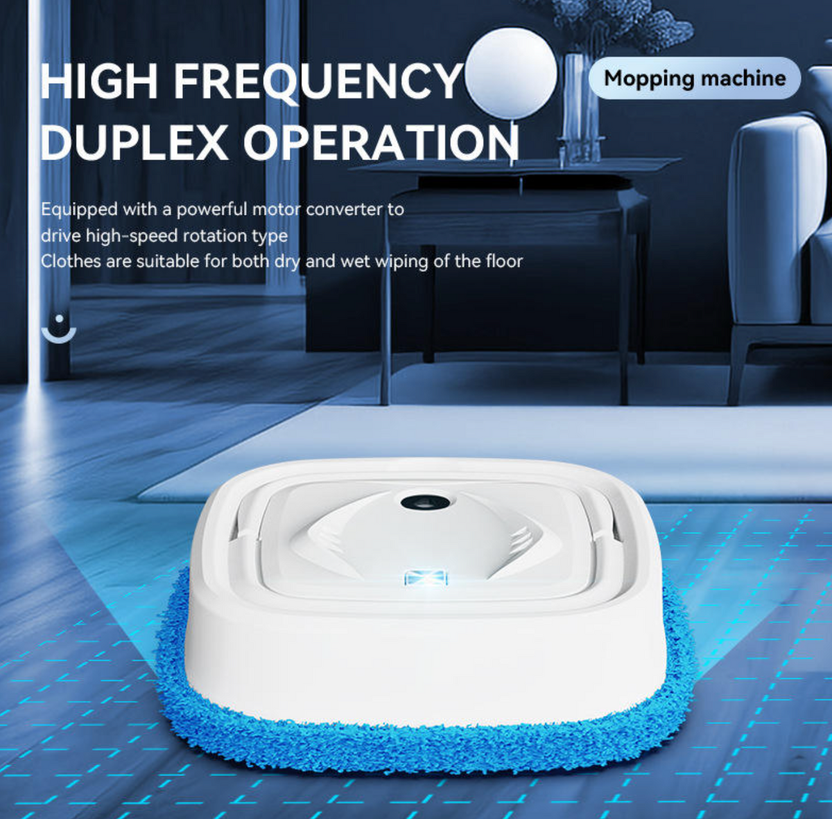 HomeGlide Automatic Floor Cleaner – Smart Everyday Cleaning Companion